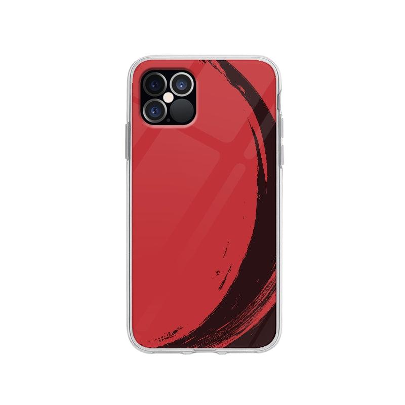 Coque Peinture Rouge pour iPhone 12 Pro - Coque Wiqeo 10€-15€, Abstrait, Adele C, iPhone 12 Pro Wiqeo, Déstockeur de Coques Pour iPhone