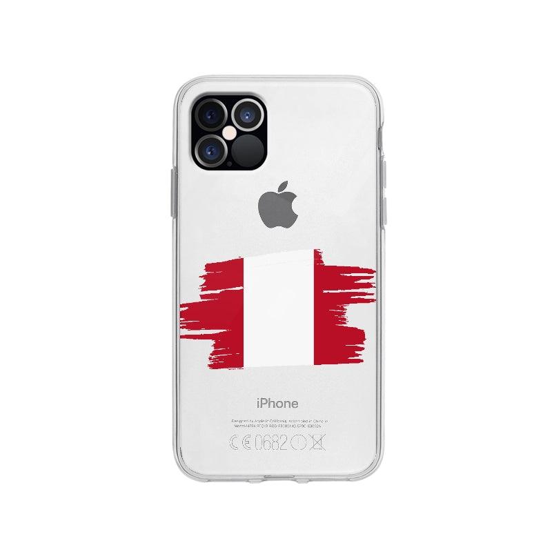 Coque Pérou pour iPhone 12 Pro - Coque Wiqeo 10€-15€, Camille B, Drapeau, iPhone 12 Pro, Pays, Pérou Wiqeo, Déstockeur de Coques Pour iPhone