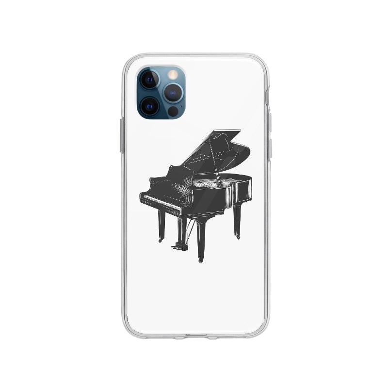 Coque Piano pour iPhone 12 Pro - Coque Wiqeo 10€-15€, Illustration, iPhone 12 Pro, Lydie T Wiqeo, Déstockeur de Coques Pour iPhone