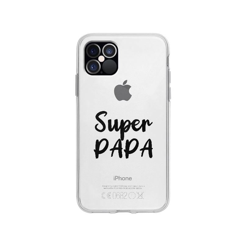 Coque Super Papa pour iPhone 12 Pro - Coque Wiqeo 10€-15€, Amour, Denis H, Expression, Fierté, Français, iPhone 12 Pro Wiqeo, Déstockeur de Coques Pour iPhone