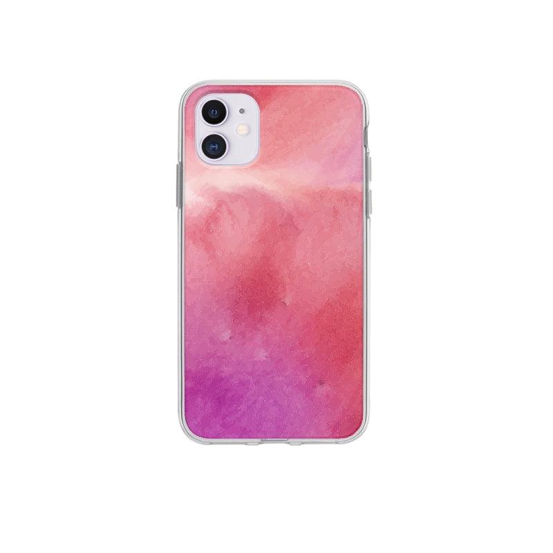 Coque Aquarelle Rouge pour iPhone 12 - Coque Wiqeo 10€-15€, Abstrait, Georges K, iPhone 12 Wiqeo, Déstockeur de Coques Pour iPhone