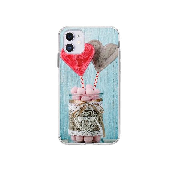 Coque Candy Coeurs pour iPhone 12 - Coque Wiqeo 10€-15€, Alais B, Candy, Coeurs, iPhone 12 Wiqeo, Déstockeur de Coques Pour iPhone