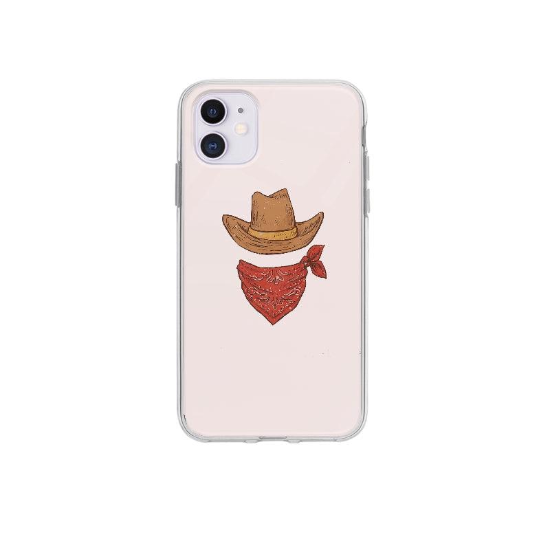 Coque Echarpe Et Chapeau De Cowboy pour iPhone 12 - Coque Wiqeo 10€-15€, Alexis G, Illustration, iPhone 12 Wiqeo, Déstockeur de Coques Pour iPhone