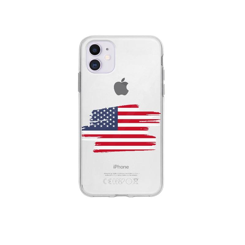 Coque Etats Unis pour iPhone 12 - Coque Wiqeo 10€-15€, Drapeau, Etats, iPhone 12, Laure R, Pays, Unis Wiqeo, Déstockeur de Coques Pour iPhone