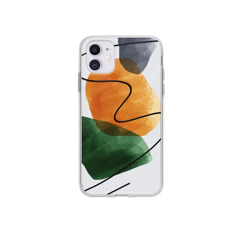 Coque Griboullis Coloré pour iPhone 12 - Coque Wiqeo 10€-15€, Abstrait, Georges K, iPhone 12 Wiqeo, Déstockeur de Coques Pour iPhone