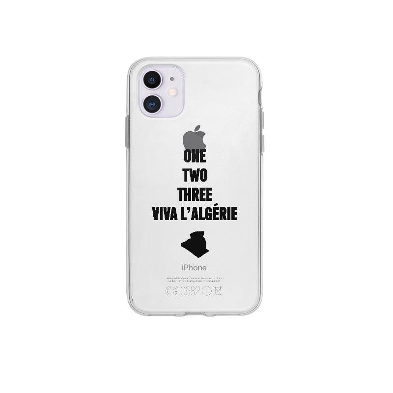 Coque One Two Three Viva L'algérie pour iPhone 12 - Coque Wiqeo 10€-15€, Algérien, Axel L, Expression, Football, Français, iPhone 12 Wiqeo, Déstockeur de Coques Pour iPhone
