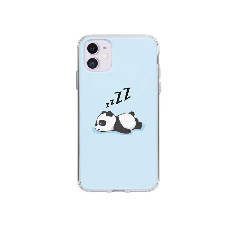 Coque Panda Endormi pour iPhone 12 - Coque Wiqeo 10€-15€, Animaux, Bastien M, Illustration, iPhone 12, Mignon Wiqeo, Déstockeur de Coques Pour iPhone