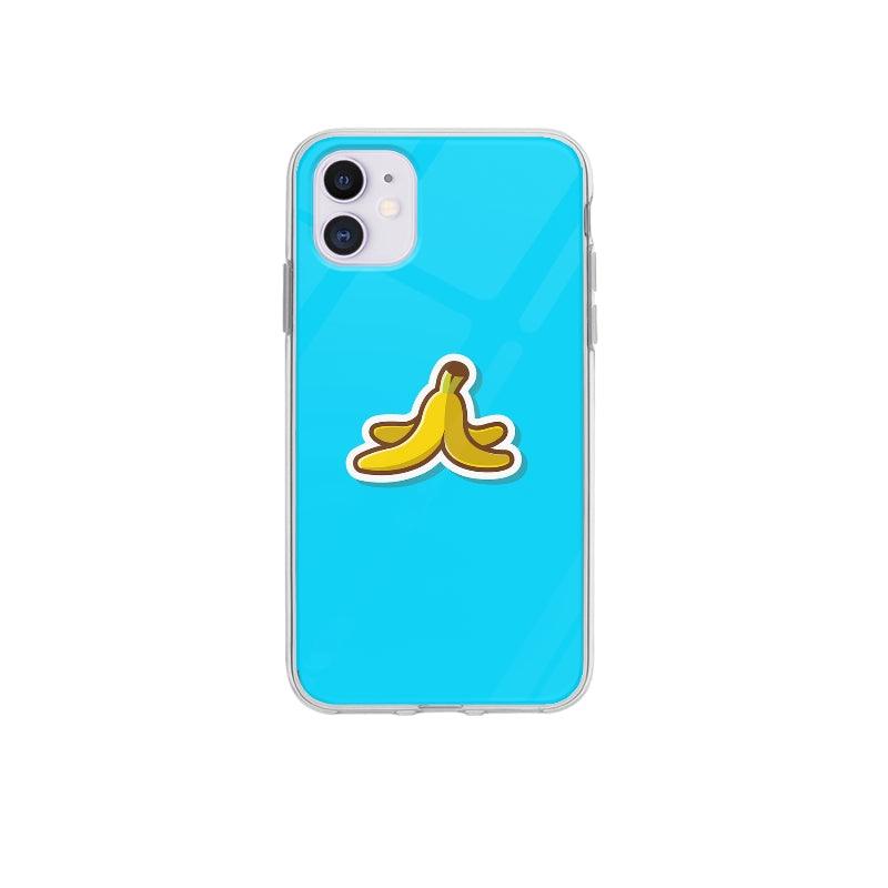 Coque Pelure De Banane pour iPhone 12 - Coque Wiqeo 10€-15€, Illustration, iPhone 12, Laure R, Nourriture Wiqeo, Déstockeur de Coques Pour iPhone