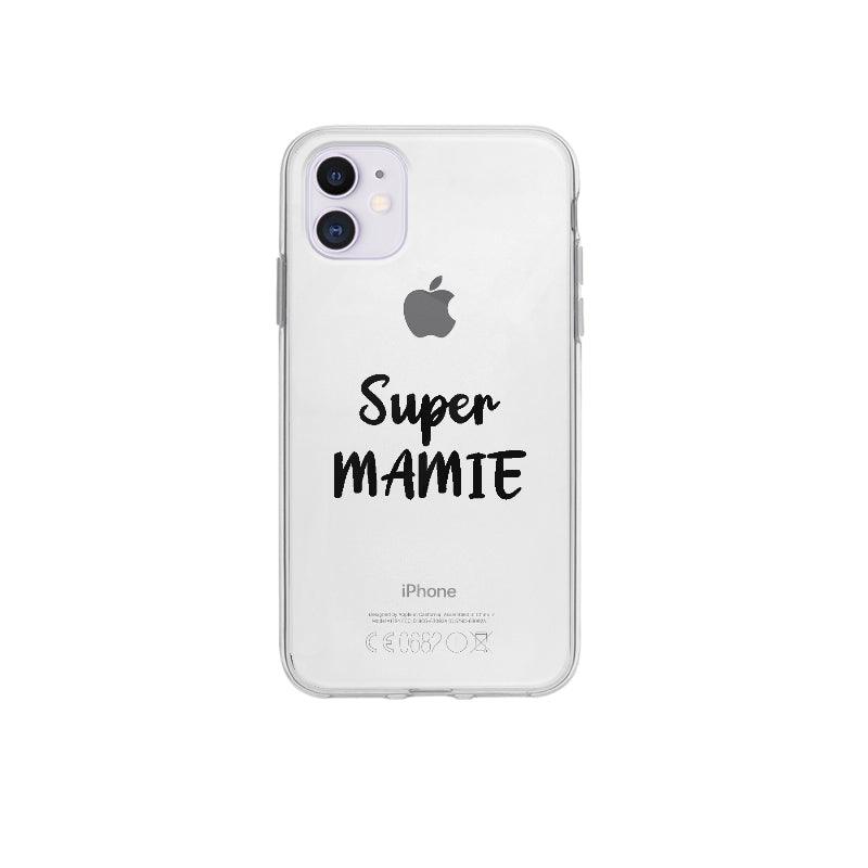 Coque Super Mamie pour iPhone 12 - Coque Wiqeo 10€-15€, Amour, Expression, Fierté, Français, iPhone 12, Julie M, Tempérament Wiqeo, Déstockeur de Coques Pour iPhone