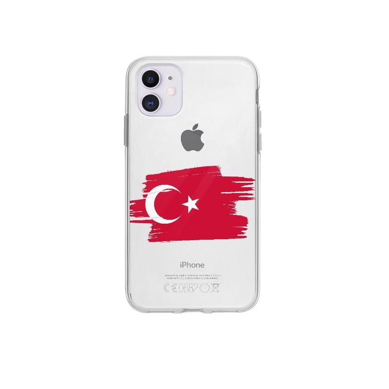 Coque Turquie pour iPhone 12 - Coque Wiqeo 10€-15€, Camille B, Drapeau, iPhone 12, Pays, Turquie Wiqeo, Déstockeur de Coques Pour iPhone