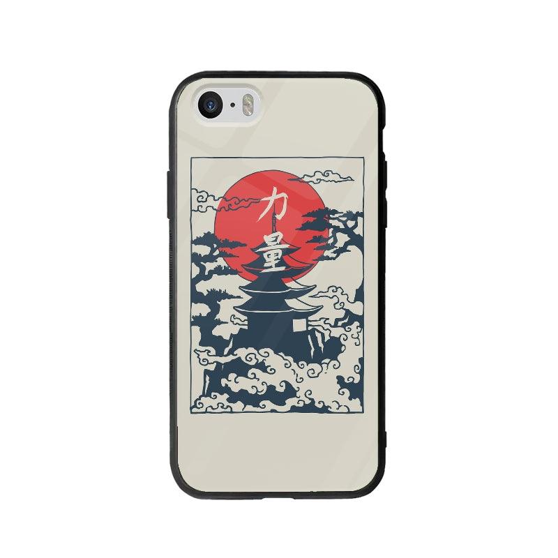Coque Dessin Paysage Japonais pour iPhone 5, Wiqeo, Déstockeur de Coques  Pour iPhone
