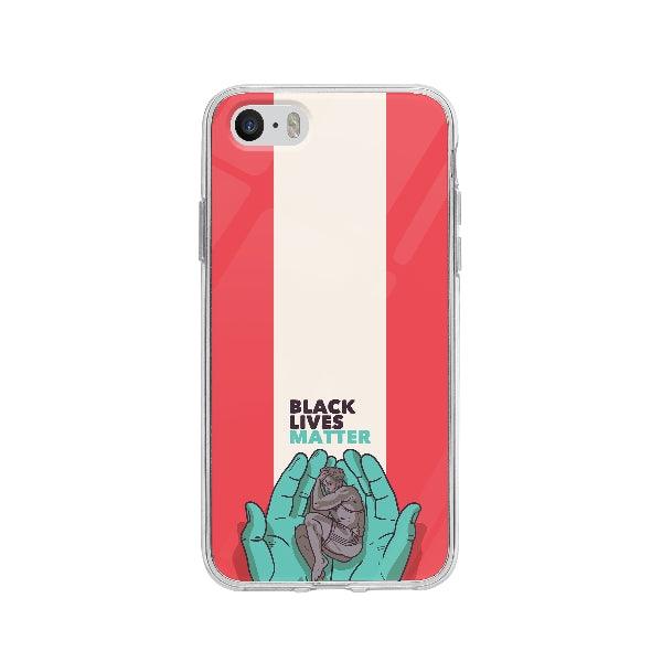 Coque Black Lives Matter pour iPhone 5 - Coque Wiqeo 5€-10€, Illustration, iPhone 5, Nadine P, Texte Wiqeo, Déstockeur de Coques Pour iPhone
