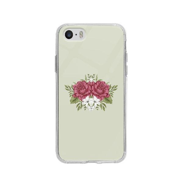 Coque Bouquet De Fleurs pour iPhone 5 - Coque Wiqeo 5€-10€, Fleur, Illustration, iPhone 5, Lydie T Wiqeo, Déstockeur de Coques Pour iPhone