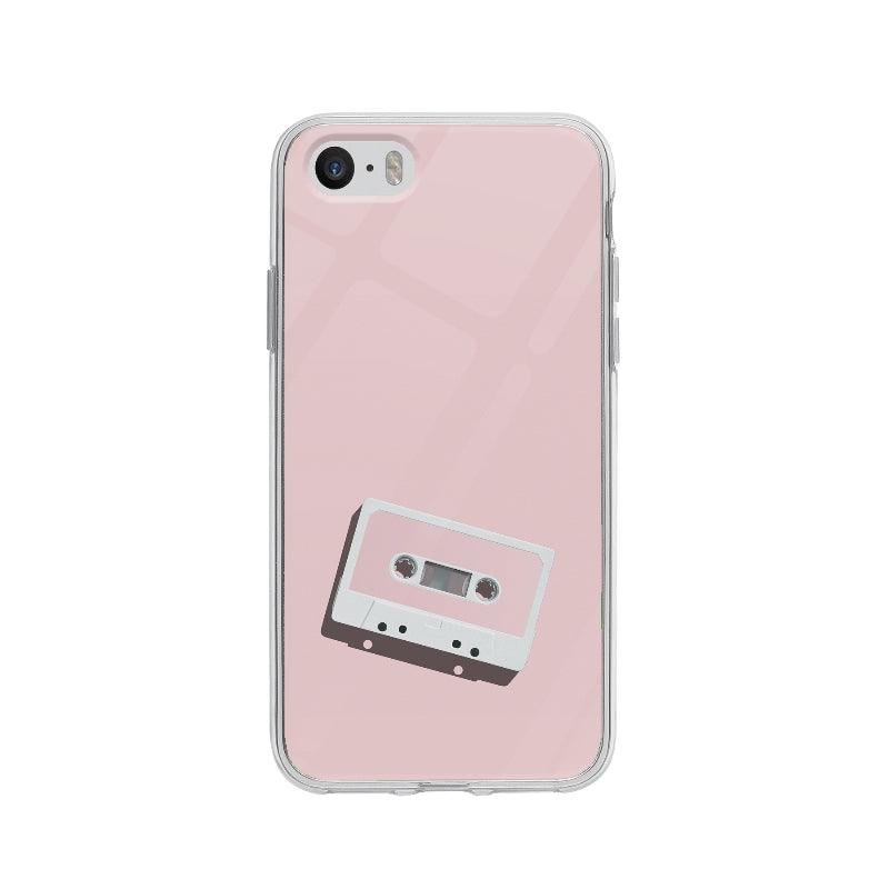 Coque Cassette Audio pour iPhone 5 - Coque Wiqeo 5€-10€, Illustration, iPhone 5, Rachel B Wiqeo, Déstockeur de Coques Pour iPhone
