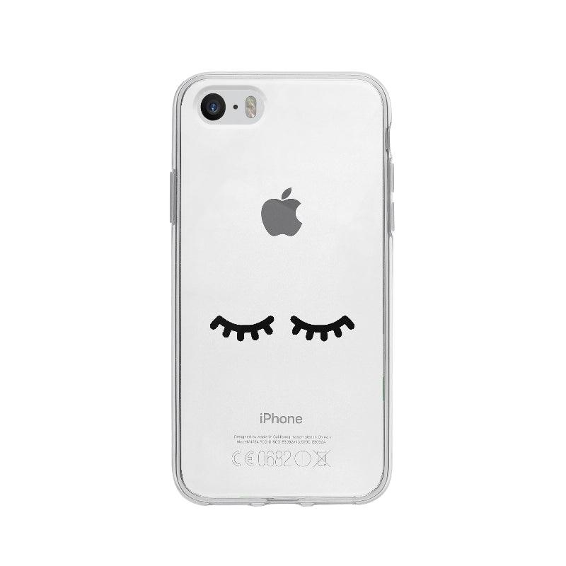 Coque Cils pour iPhone 5 - Coque Wiqeo 5€-10€, Expression, Français, Georges K, iPhone 5 Wiqeo, Déstockeur de Coques Pour iPhone
