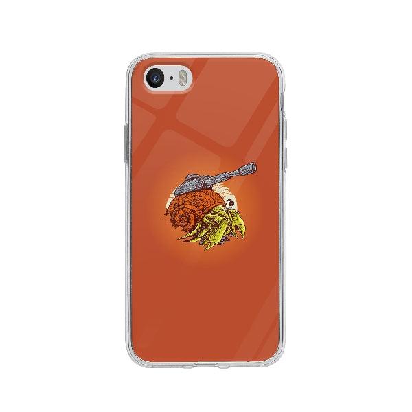 Coque Crabe Machine De Guerre pour iPhone 5 - Coque Wiqeo 5€-10€, Animaux, Constance A, Illustration, iPhone 5 Wiqeo, Déstockeur de Coques Pour iPhone