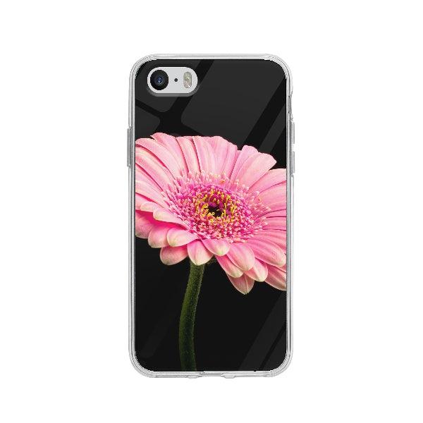 Coque Fleur pour iPhone 5 - Transparent