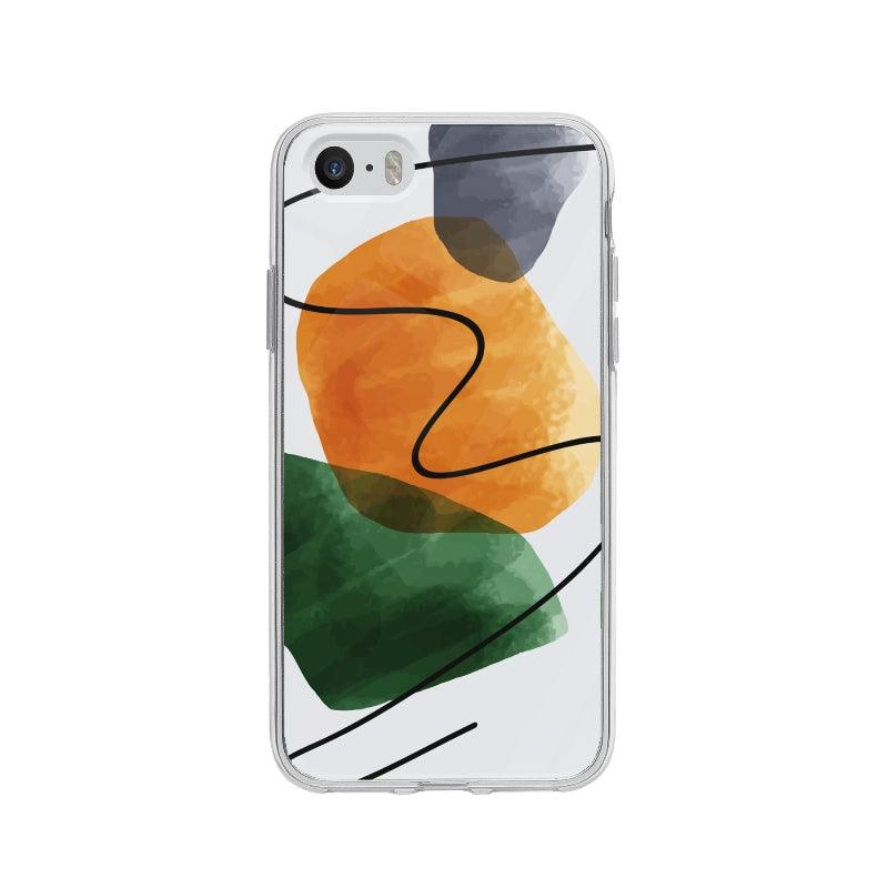 Coque Griboullis Coloré pour iPhone 5 - Coque Wiqeo 5€-10€, Abstrait, Georges K, iPhone 5 Wiqeo, Déstockeur de Coques Pour iPhone