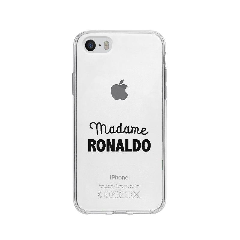 Coque Madame Ronaldo pour iPhone 5 - Coque Wiqeo 5€-10€, Amour, Expression, Fierté, Football, Français, iPhone 5, Rachel B, Tempérament Wiqeo, Déstockeur de Coques Pour iPhone