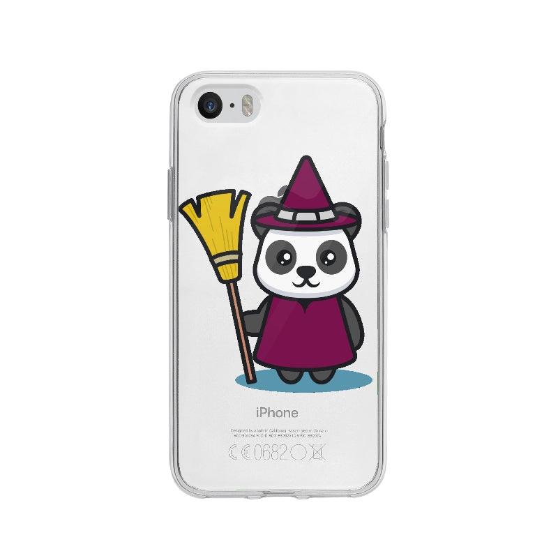 Coque Panda Déguisé En Sorcière pour iPhone 5 - Coque Wiqeo 5€-10€, Brice N, Déguisé, Halloween, iPhone 5, Panda, Sorcière Wiqeo, Déstockeur de Coques Pour iPhone