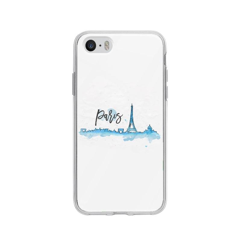 Coque Paris En Aquarelle pour iPhone 5 - Coque Wiqeo 5€-10€, Anais G, Illustration, iPhone 5, Voyage Wiqeo, Déstockeur de Coques Pour iPhone