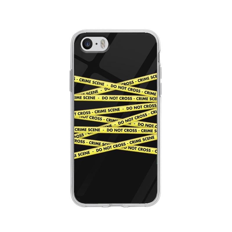 Coque Ruban Scène De Crime pour iPhone 5 - Coque Wiqeo 5€-10€, Didier M, Illustration, iPhone 5 Wiqeo, Déstockeur de Coques Pour iPhone
