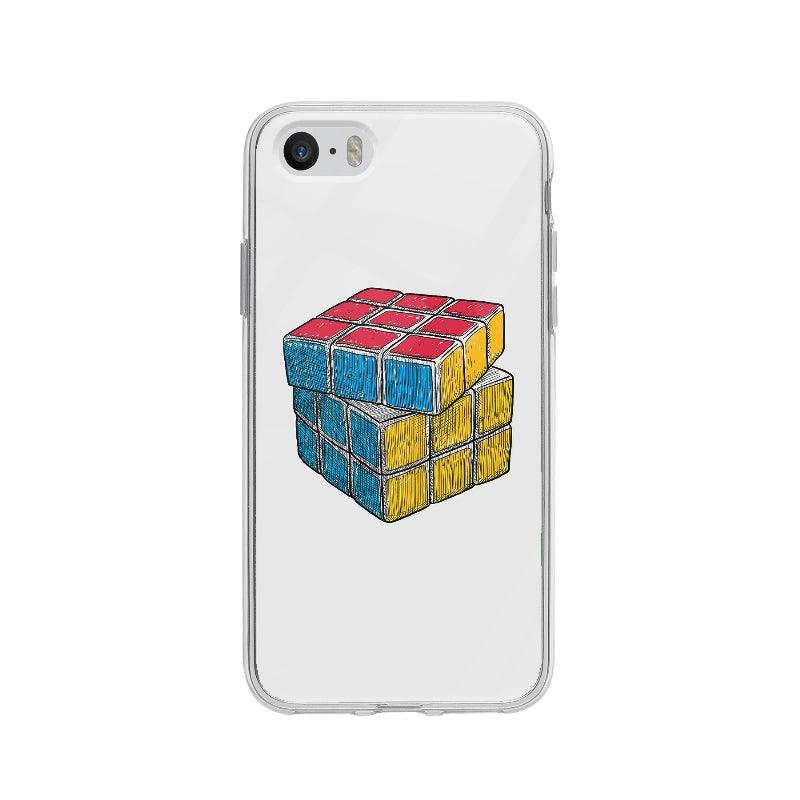 Coque Rubik's Cube pour iPhone 5 - Coque Wiqeo 5€-10€, Illustration, iPhone 5, Lydie T Wiqeo, Déstockeur de Coques Pour iPhone