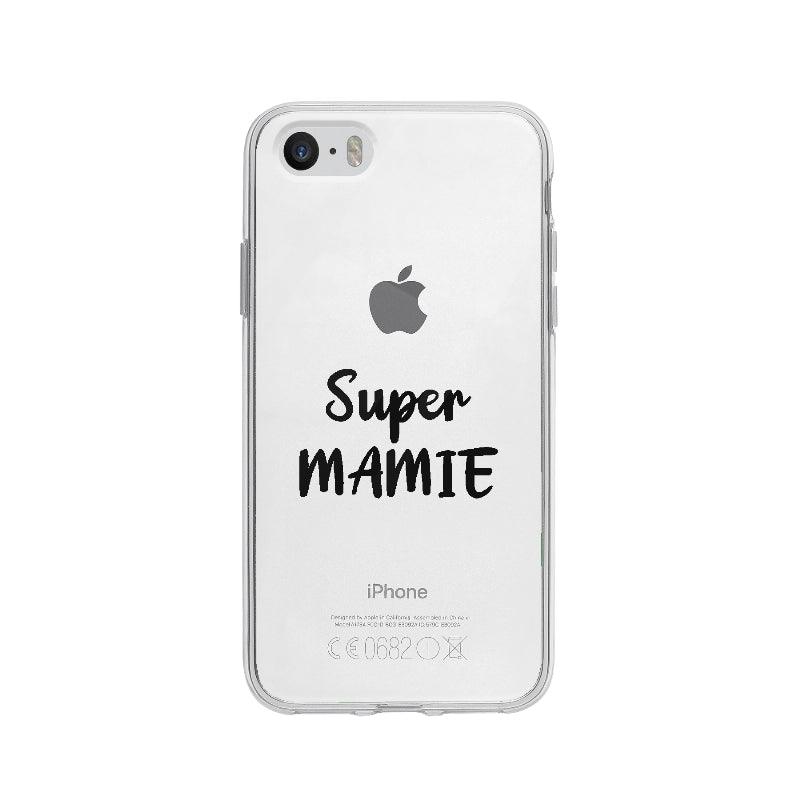 Coque Super Mamie pour iPhone 5 - Coque Wiqeo 5€-10€, Amour, Expression, Fierté, Français, iPhone 5, Julie M, Tempérament Wiqeo, Déstockeur de Coques Pour iPhone