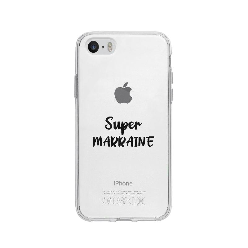 Coque Super Marraine pour iPhone 5 - Coque Wiqeo 5€-10€, Adele C, Amour, Expression, Fierté, Français, iPhone 5, Tempérament Wiqeo, Déstockeur de Coques Pour iPhone