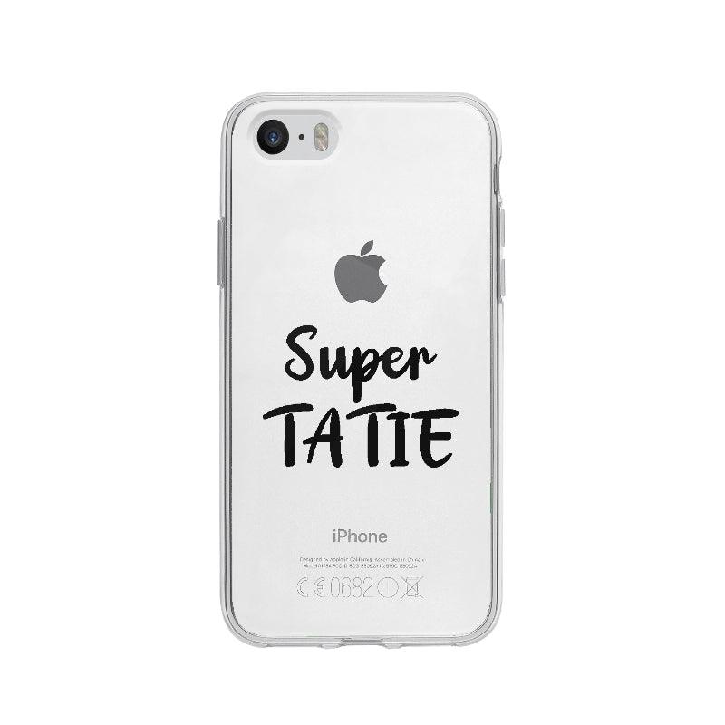 Coque Super Tatie pour iPhone 5 - Coque Wiqeo 5€-10€, Amour, Clara Z, Expression, Fierté, Français, iPhone 5, Tempérament Wiqeo, Déstockeur de Coques Pour iPhone