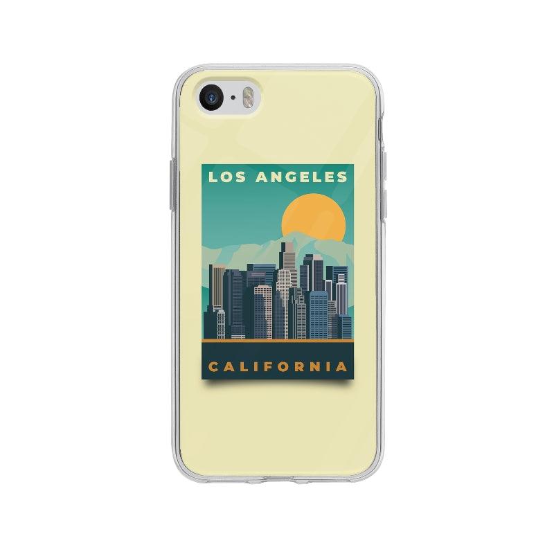 Coque Affiche Los Angeles pour iPhone 5S - Coque Wiqeo 5€-10€, Bastien M, Illustration, iPhone 5S, Voyage Wiqeo, Déstockeur de Coques Pour iPhone