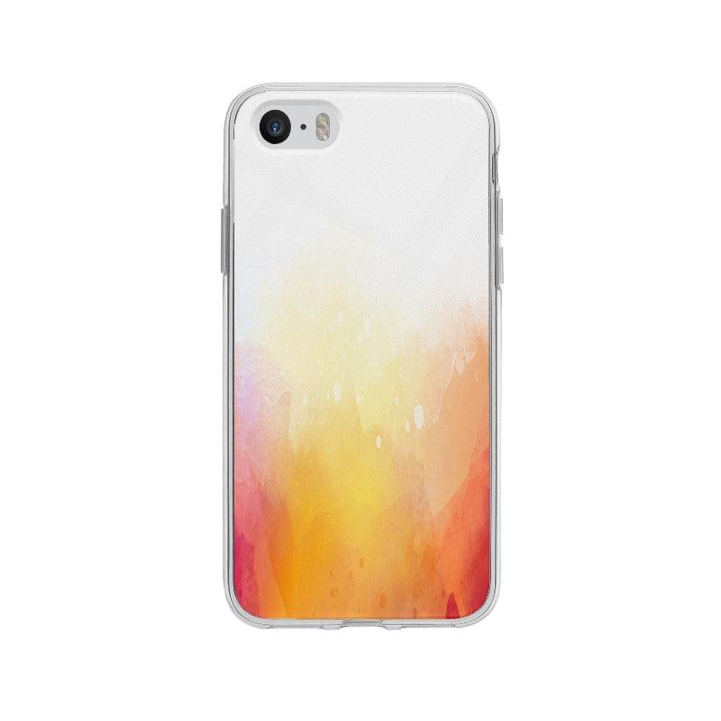 Coque Aquarelle Abstraite Colorée pour iPhone 5S - Coque Wiqeo 5€-10€, Abstrait, iPhone 5S, Laure R Wiqeo, Déstockeur de Coques Pour iPhone