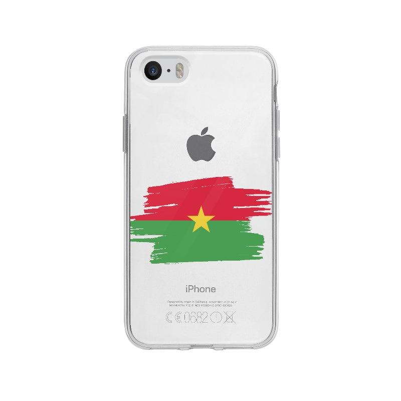 Coque Burkina Faso pour iPhone 5S - Coque Wiqeo 5€-10€, Burkina, Drapeau, Faso, iPhone 5S, Iris D, Pays Wiqeo, Déstockeur de Coques Pour iPhone