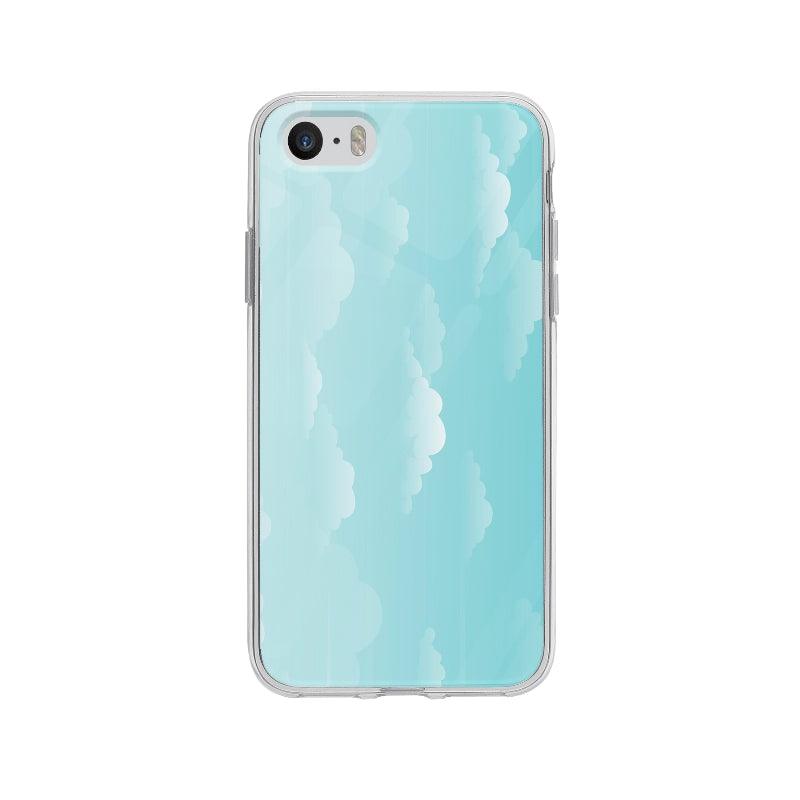 Coque Ciel Bleu pour iPhone 5S - Coque Wiqeo 5€-10€, Illustration, iPhone 5S, Iris D Wiqeo, Déstockeur de Coques Pour iPhone