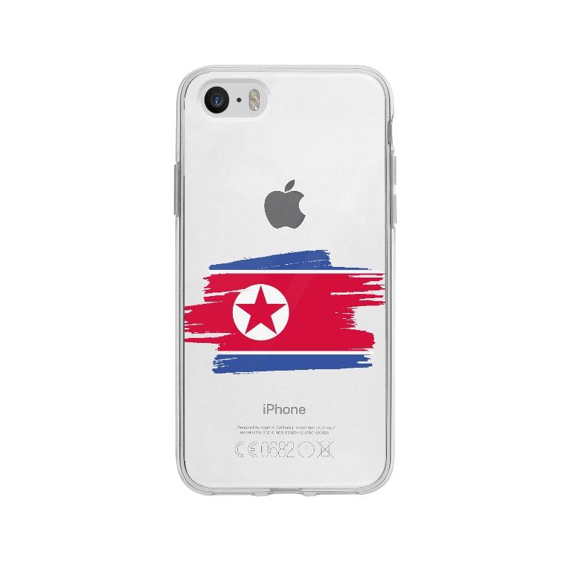 Coque Corée Du Nord pour iPhone 5S - Coque Wiqeo 5€-10€, Corée, Drapeau, Du, iPhone 5S, Judith A, Nord, Pays Wiqeo, Déstockeur de Coques Pour iPhone