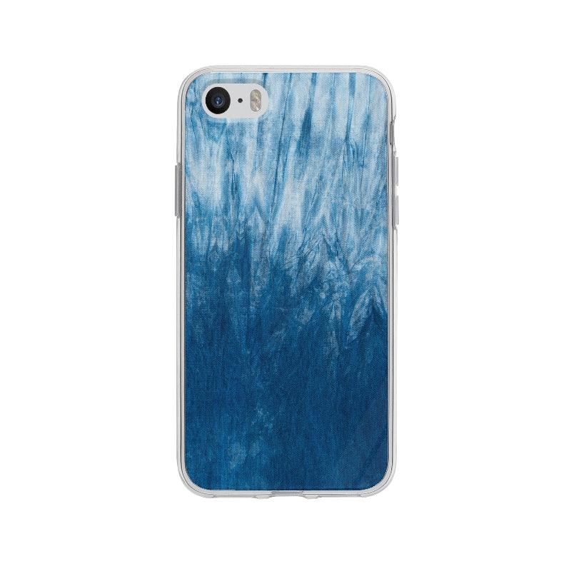Coque Cotton Bleu pour iPhone 5S - Coque Wiqeo 5€-10€, Abstrait, iPhone 5S, Lydie T Wiqeo, Déstockeur de Coques Pour iPhone