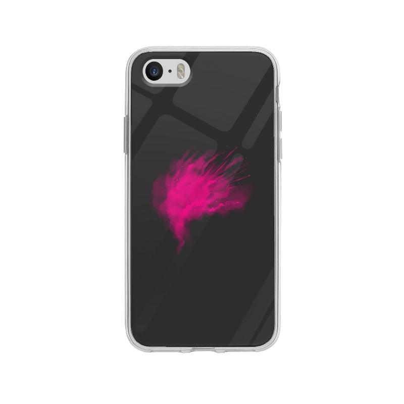 Coque Explosion Rose pour iPhone 5S - Coque Wiqeo 5€-10€, Abstrait, Catherine K, iPhone 5S Wiqeo, Déstockeur de Coques Pour iPhone