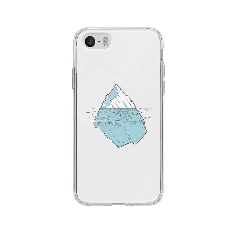 Coque Iceberg Dessiné pour iPhone 5S - Coque Wiqeo 5€-10€, Chantal W, Illustration, iPhone 5S Wiqeo, Déstockeur de Coques Pour iPhone