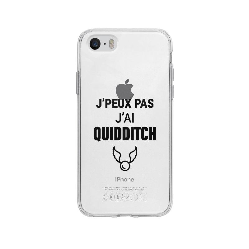 Coque J'peux Pas J'ai Quidditch pour iPhone 5S - Coque Wiqeo 5€-10€, Alexis G, Drôle, Expression, Français, iPhone 5S Wiqeo, Déstockeur de Coques Pour iPhone