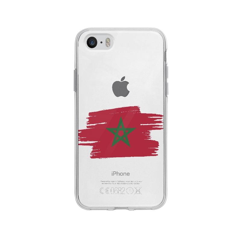 Coque Maroc pour iPhone 5S - Coque Wiqeo 5€-10€, Drapeau, Giselle D, iPhone 5S, Maroc, Pays Wiqeo, Déstockeur de Coques Pour iPhone