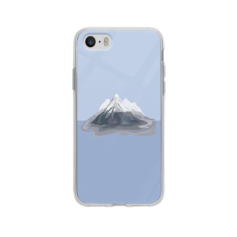 Coque Montagne En Peinture pour iPhone 5S - Coque Wiqeo 5€-10€, Brice N, Illustration, iPhone 5S, Paysage Wiqeo, Déstockeur de Coques Pour iPhone