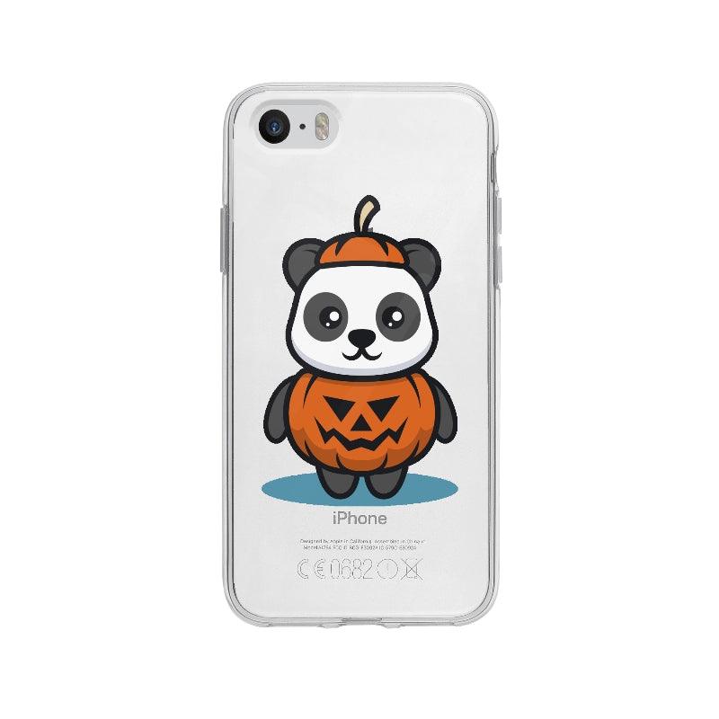 Coque Panda Tête De Citrouille Halloween pour iPhone 5S - Coque Wiqeo 5€-10€, Citrouille, Fabien R, Halloween, iPhone 5S, Panda Wiqeo, Déstockeur de Coques Pour iPhone