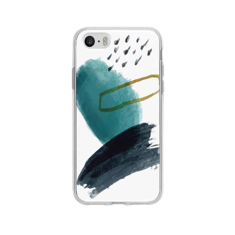 Coque Peinture Aquarelle Abstraite pour iPhone 5S - Coque Wiqeo 5€-10€, Abstrait, iPhone 5S, Megane N Wiqeo, Déstockeur de Coques Pour iPhone