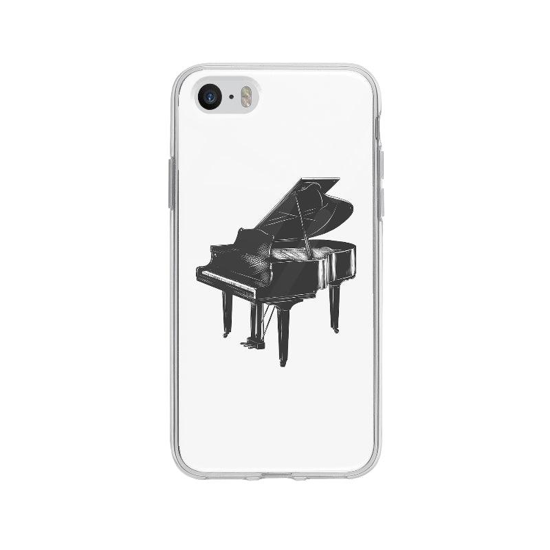 Coque Piano pour iPhone 5S - Coque Wiqeo 5€-10€, Illustration, iPhone 5S, Lydie T Wiqeo, Déstockeur de Coques Pour iPhone