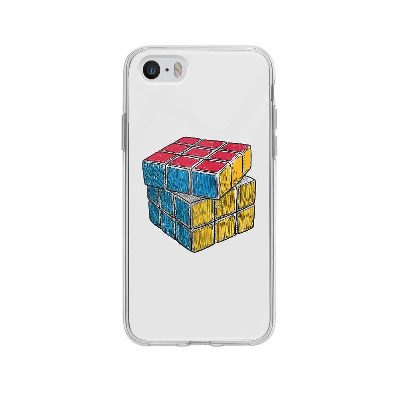 Coque Rubik's Cube pour iPhone 5S - Coque Wiqeo 5€-10€, Illustration, iPhone 5S, Lydie T Wiqeo, Déstockeur de Coques Pour iPhone