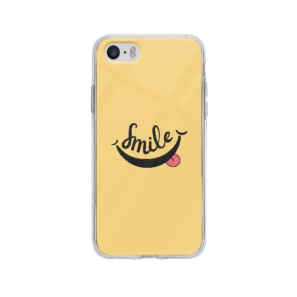 Coque Smile pour iPhone 5S - Coque Wiqeo 5€-10€, Gilles L, Illustration, iPhone 5S, Texte Wiqeo, Déstockeur de Coques Pour iPhone