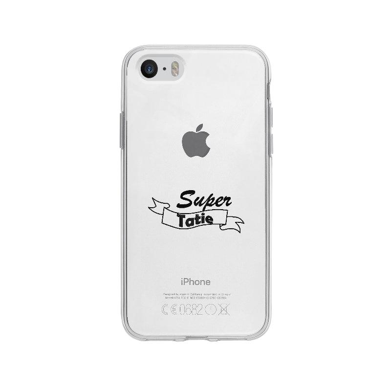 Coque Super Tatie pour iPhone 5S - Coque Wiqeo 5€-10€, Amour, Expression, Fierté, Français, iPhone 5S, Julie M, Tempérament Wiqeo, Déstockeur de Coques Pour iPhone