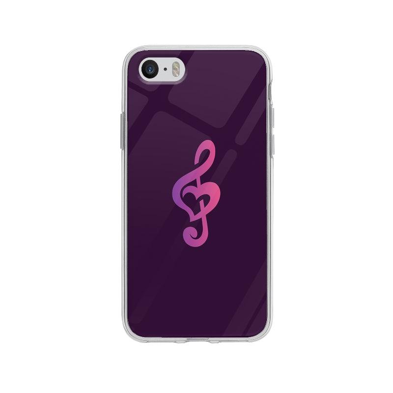 Coque Symbole Musical pour iPhone 5S - Coque Wiqeo 5€-10€, Andy J, Illustration, iPhone 5S Wiqeo, Déstockeur de Coques Pour iPhone