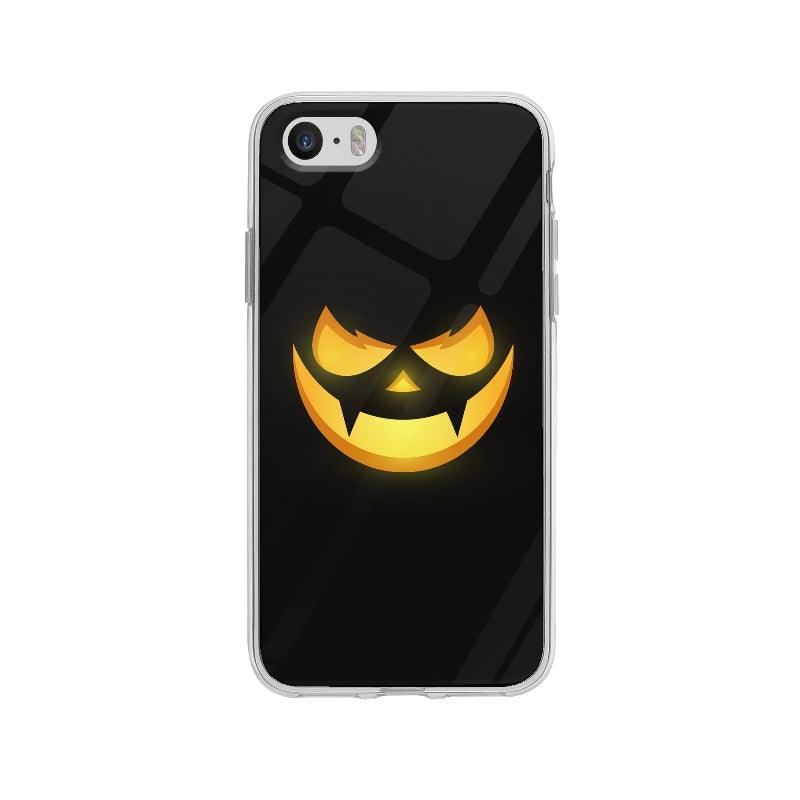 Coque Tête De Citrouille Effrayante Halloween pour iPhone 5S - Coque Wiqeo 5€-10€, Alais B, Citrouille, Effrayante, Halloween, iPhone 5S Wiqeo, Déstockeur de Coques Pour iPhone