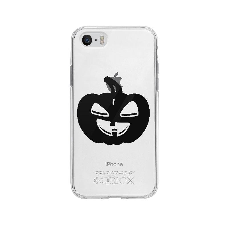 Coque Tête De Citrouille Souriante pour iPhone 5S - Coque Wiqeo 5€-10€, Citrouille, Fantôme, Halloween, iPhone 5S, Jade A Wiqeo, Déstockeur de Coques Pour iPhone